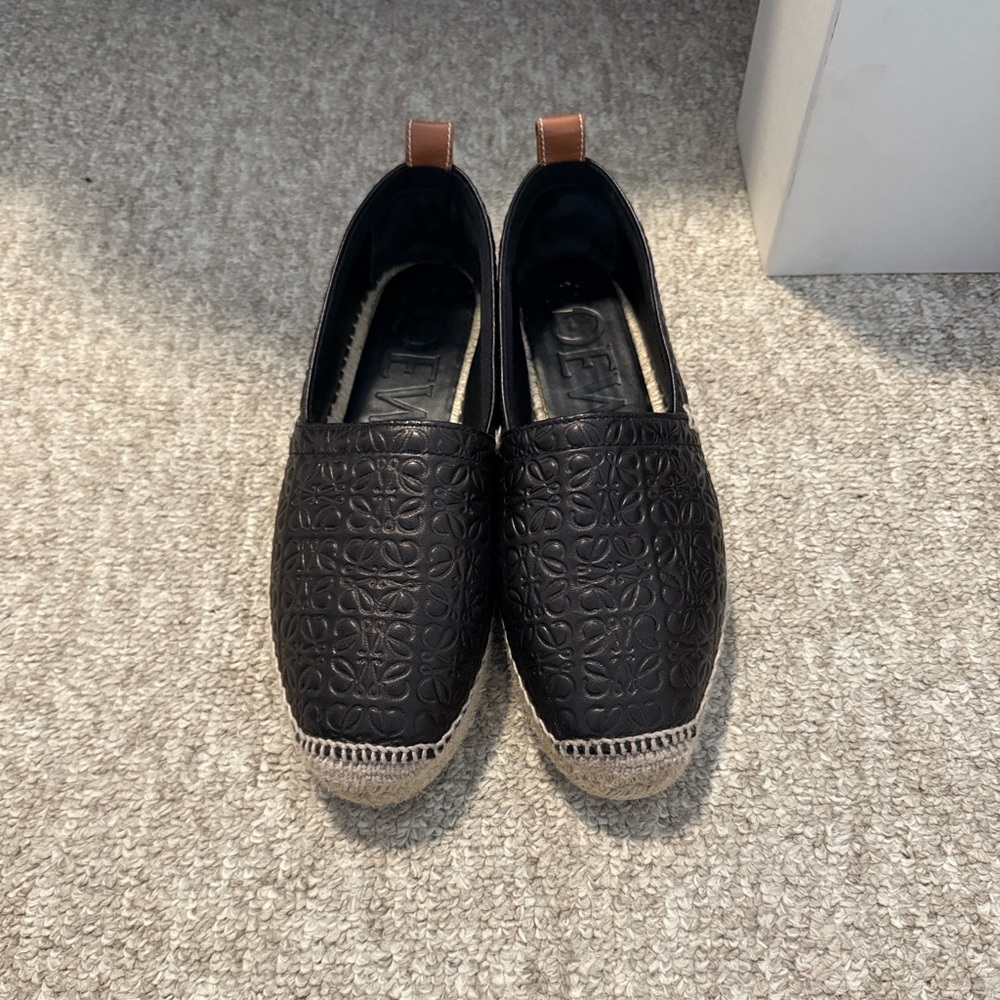 Loewe black Espadrille Flats - 41